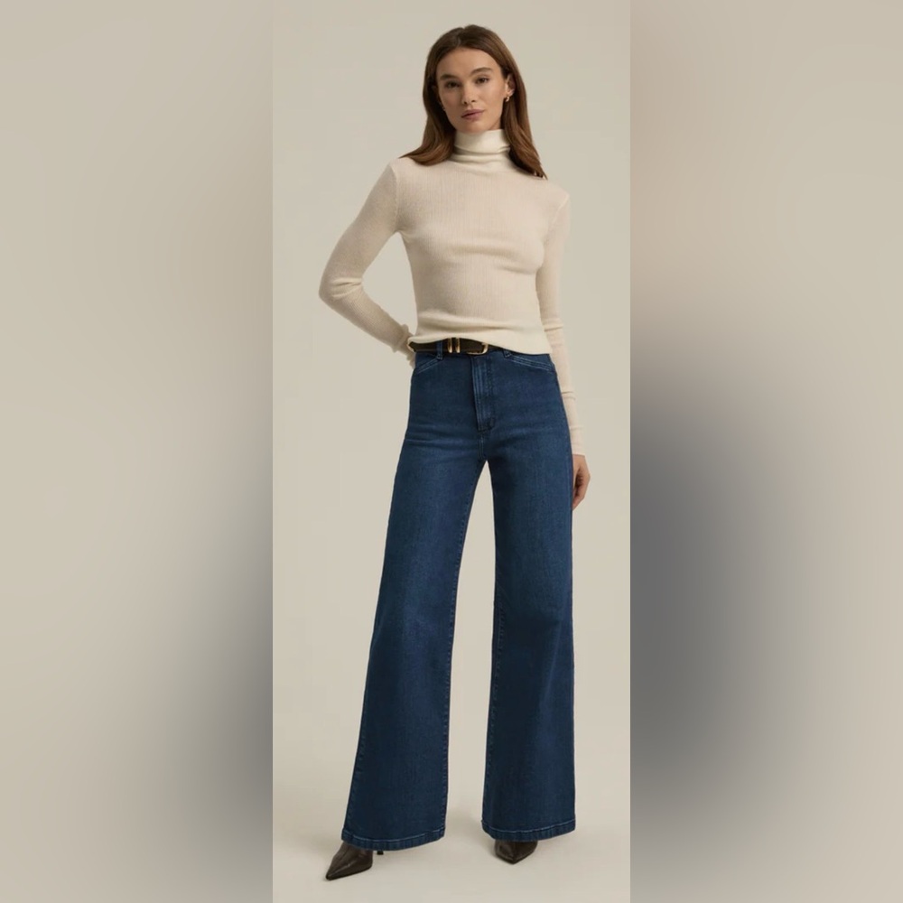 Favorite Daughter Mischa super high rise wide leg sz 28